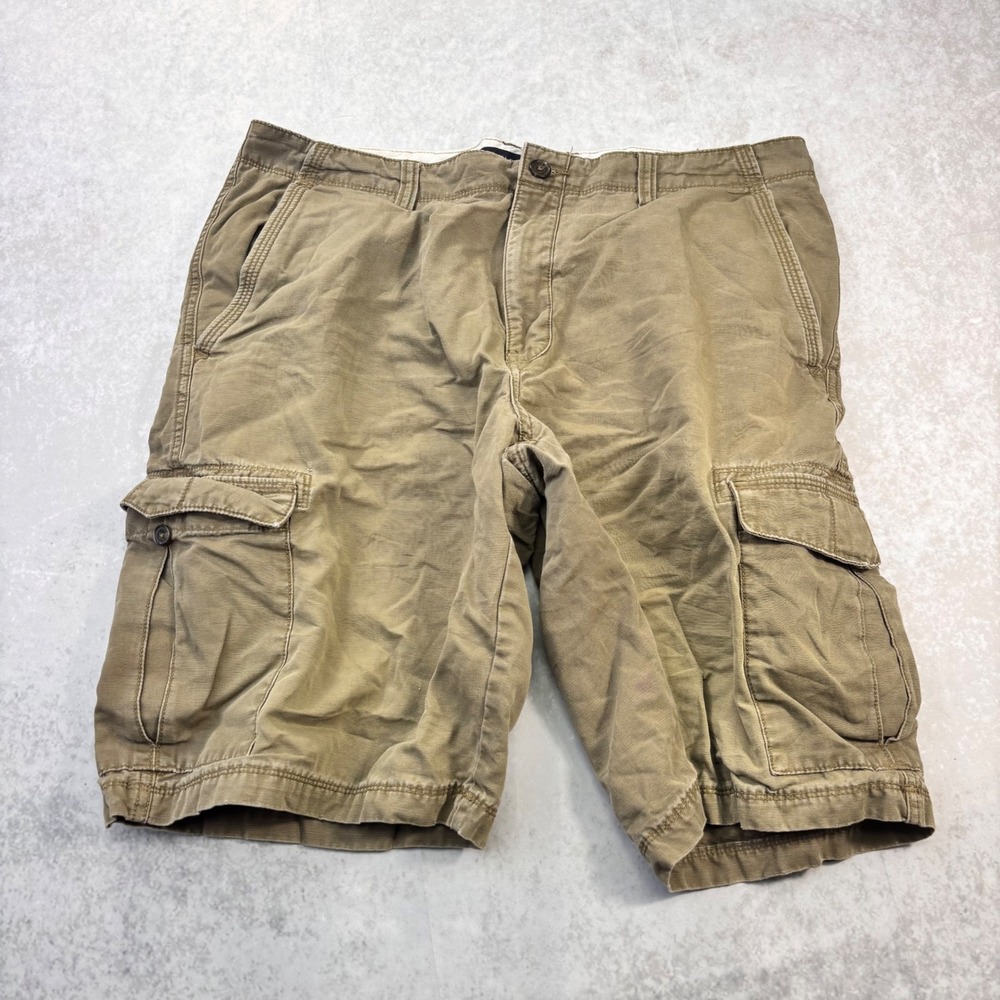 Banana Republic Size 36 Khaki Cargo Shorts Utility Y2K Gorpcore Mens